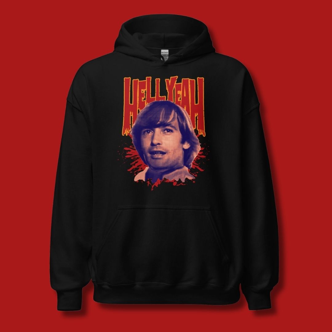 Sick Flicks Official Hell Yeah Guy Black Hoodie (Unisex)