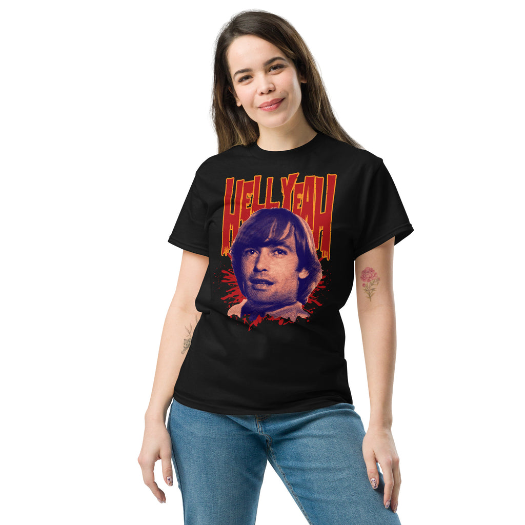 woman wearing Hell_YeahNot_Like_That_You_Pervs_Sick_Flicks_Official_T-shirt